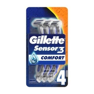 Gillette Sensor 3 Disposable Razors - 4 Pack