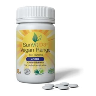 Sunvit D3 400iu Vegan - 60 Tablets	