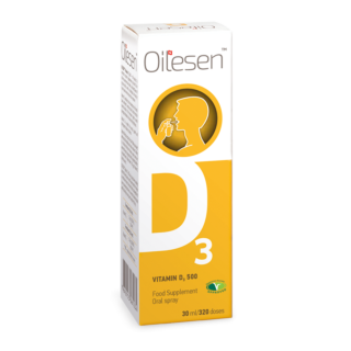 Oilesen Vitamin D3 500IU (12.5mcg) Spray - 30ml