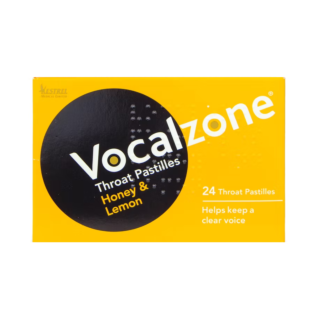 Vocalzone Honey & Lemon Throat Pastilles - 24 Pack