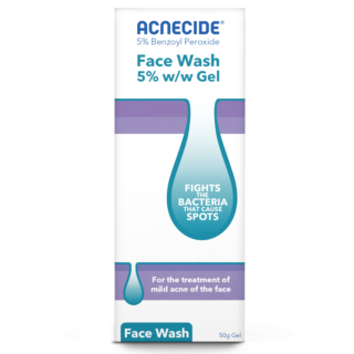 Acnecide Face Wash Spot Treatment with 5% Benzoyl Peroxide - 50g