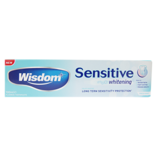 Wisdom Sensitive + Whitening Toothpaste – 100ml