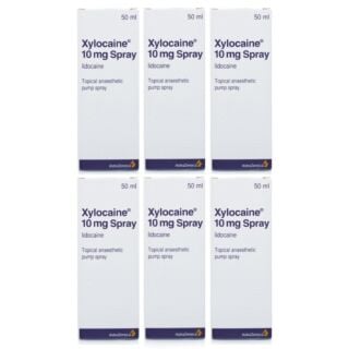 Xylocaine 10mg Anaesthetic Spray - 50ml x 6