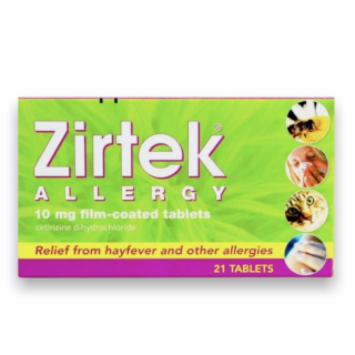 Zirtek Allergy Relief Tablets - 21 Tablets