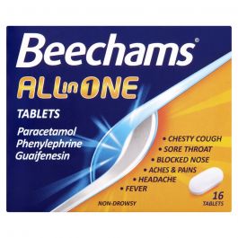 Beechams All In One 16 Tablets Chemist 4 U