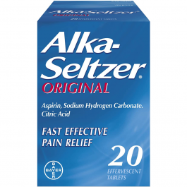 Buy Alka-Seltzer Original 20 Effervescent Tablets