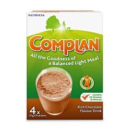 Buy Complan Shake Chocolate Flavour Sachets - 4 x 57g