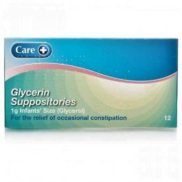 Glycerin Infant Constipation Suppositories 12 Chemist4u