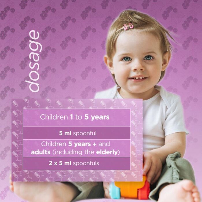 Dry Cough Week Old Has Cold Buy Benadryl DR Kids Syrup For Dry