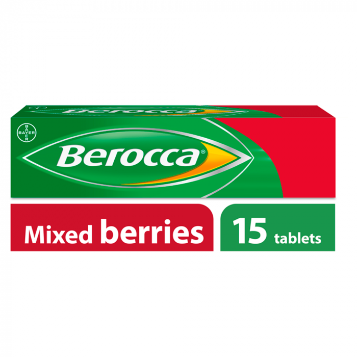 Berocca Mixed Berries 15 Effervescent Tablets Chemist 4 U