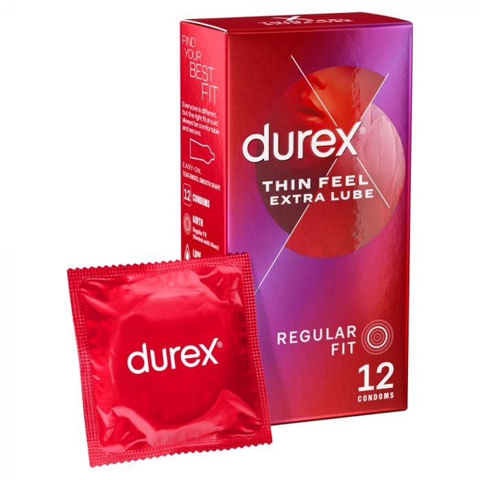 Buy Durex Thin Feel Extra Lubricated Condoms x 12 | Chemist4U