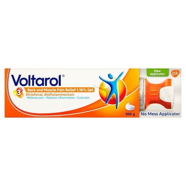 Misverstand dienen park Buy Voltarol Back & Muscle Pain Relief 1.16% Gel with Applicator - 100g