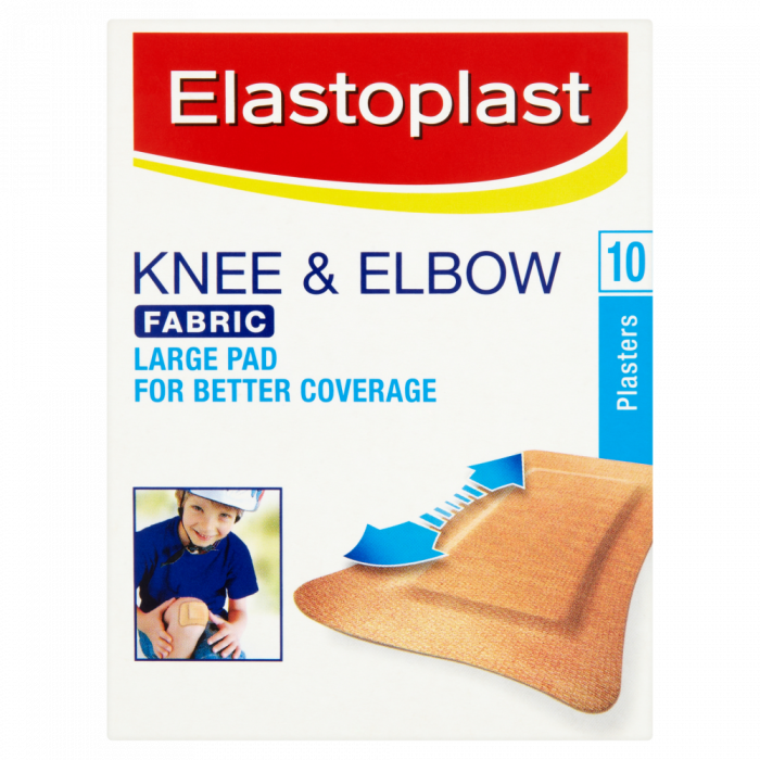 Buy Elastoplast Knee and Elbow Large Plasters 10 Pack Chemist4U