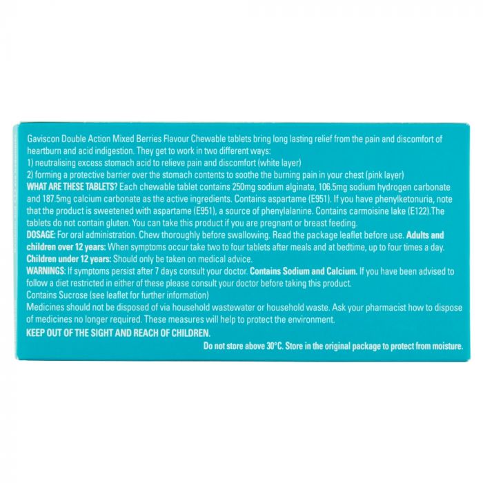 Gaviscon Double Action Liquids Mixed Berry 250ml | British Online - View #8