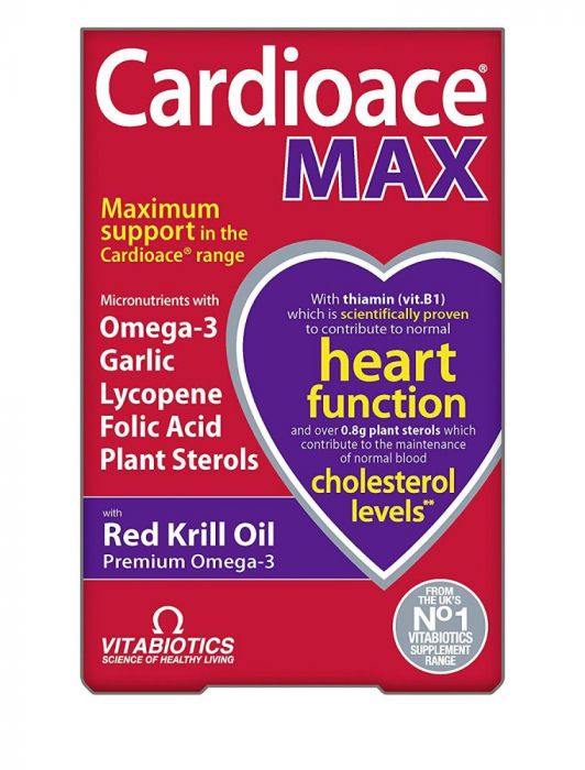 Vitabiotics Cardioace Max 84 Capsules Chemist 4 U