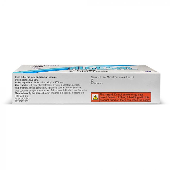 Algesal Local Analgesic Cream - 100g | Chemist 4 U