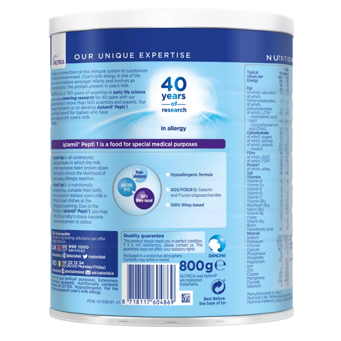 Buy Aptamil Pepti From Birth 800g Chemist4U