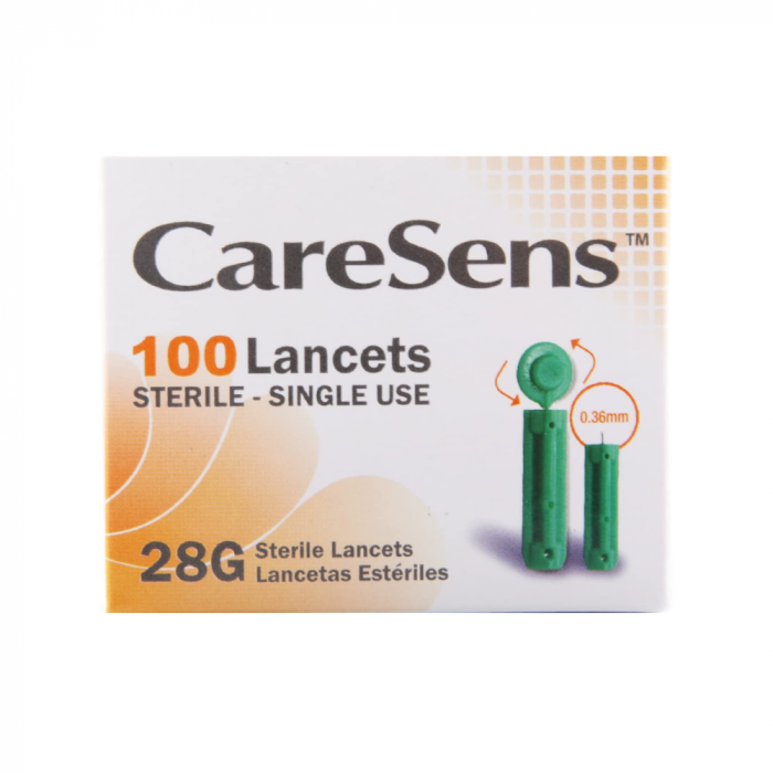 Buy CareSens 28g 100 Sterile Lancets Diabetes Care Chemist4U