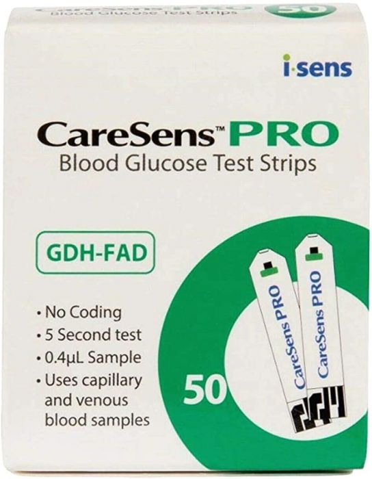 Buy CareSens Pro Test Strips 50 Strips Chemist4U