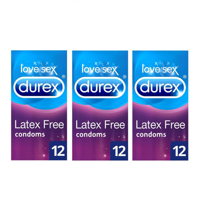 Durex Latex Free 12 Condoms (3 Pack) Chemist 4 U
