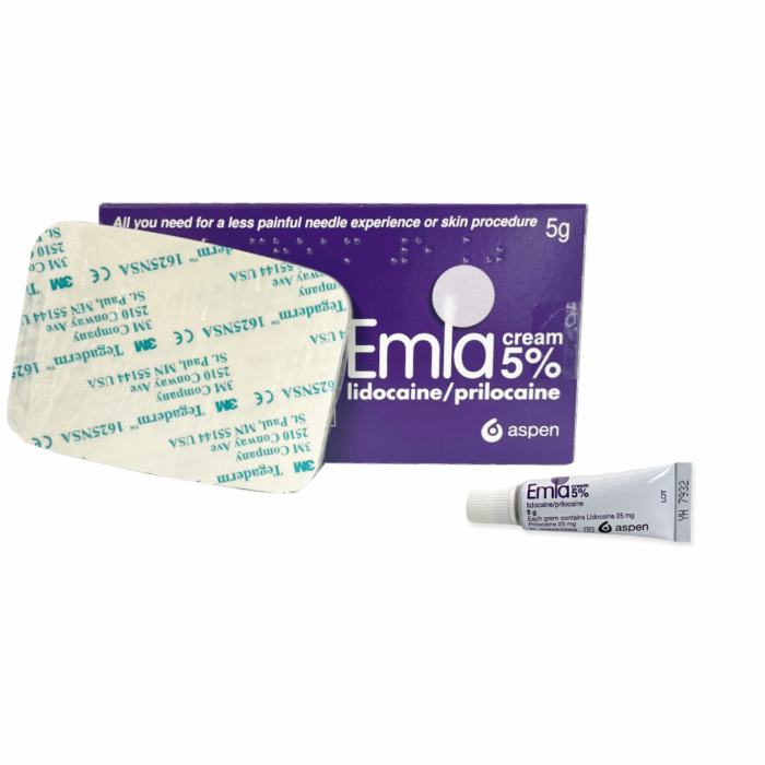 EMLA Cream 5% & Dressing - 5g | Numbing Cream | Chemist4U