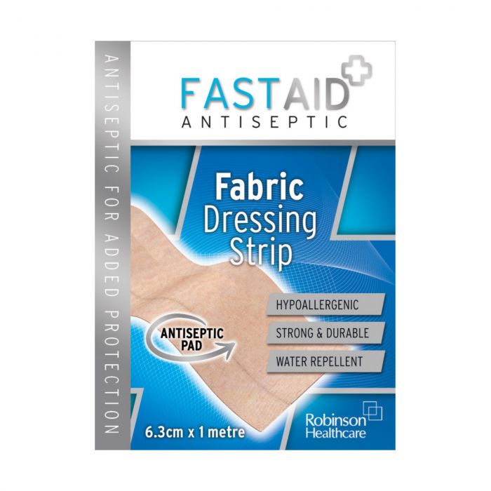 Buy Fast Aid Antiseptic Fabric Dressing Strip 6.3cm x 1 Metre Chemist4U