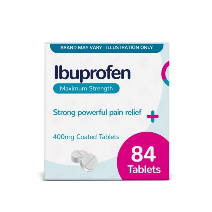 Ibuprofen 400mg - 84 Tablets