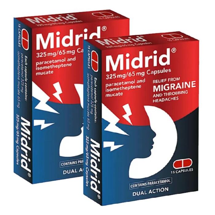 tirzepatide for migraines Midrid Migraine Relief Two Pack - 30 Capsules
