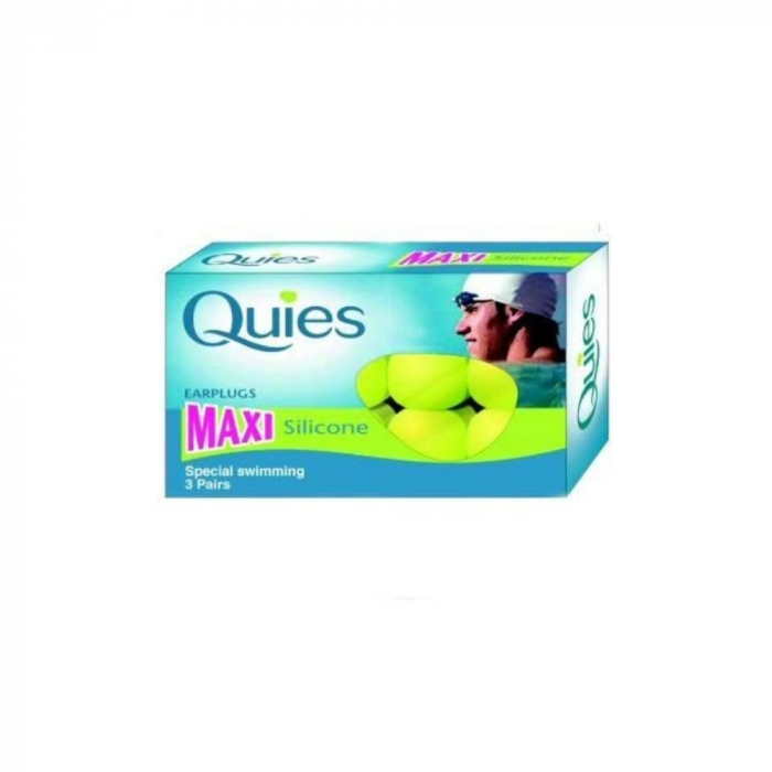 Quies Maxi Silicone Adult Ear Plugs 3 Pairs