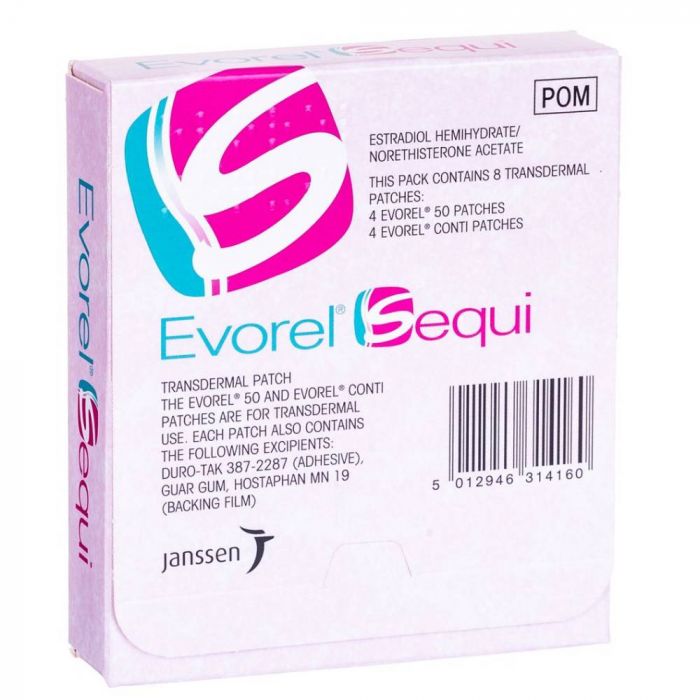 Buy Evorel Sequi Patches Sequential HRT Patches