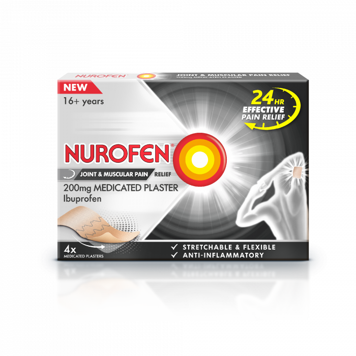 Nurofen Joint & Muscular Pain Relief Patches x 8 Pain Relief Chemist 4 U