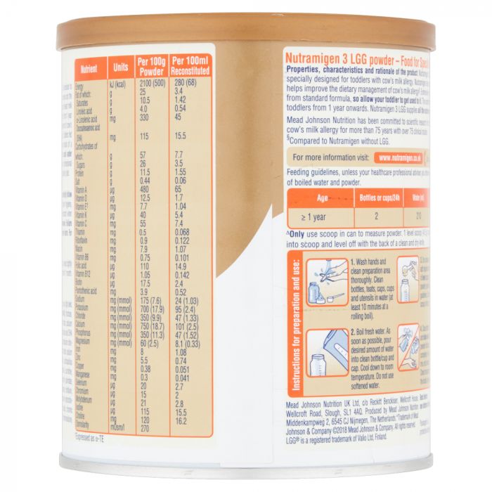 Buy Nutramigen With LGG 400g (Case Of 3)