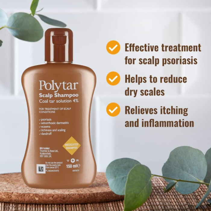 Buy Polytar Scalp Treatment Shampoo 150ml Chemist4U