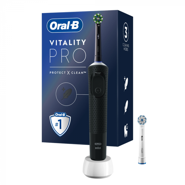 Buy OralB Vitality PRO Black Electric Toothbrushes Chemist4U