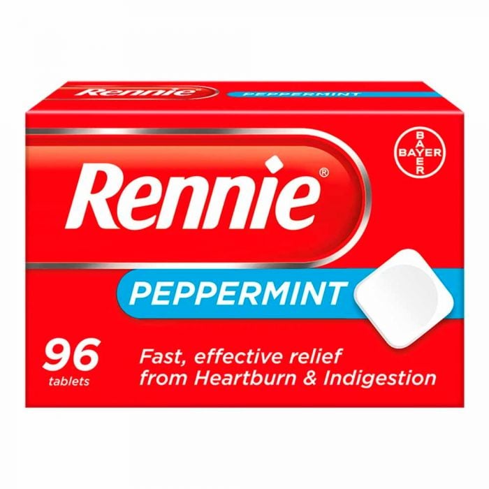 Buy Rennie Peppermint Heartburn Tablets 96 Chemist4U