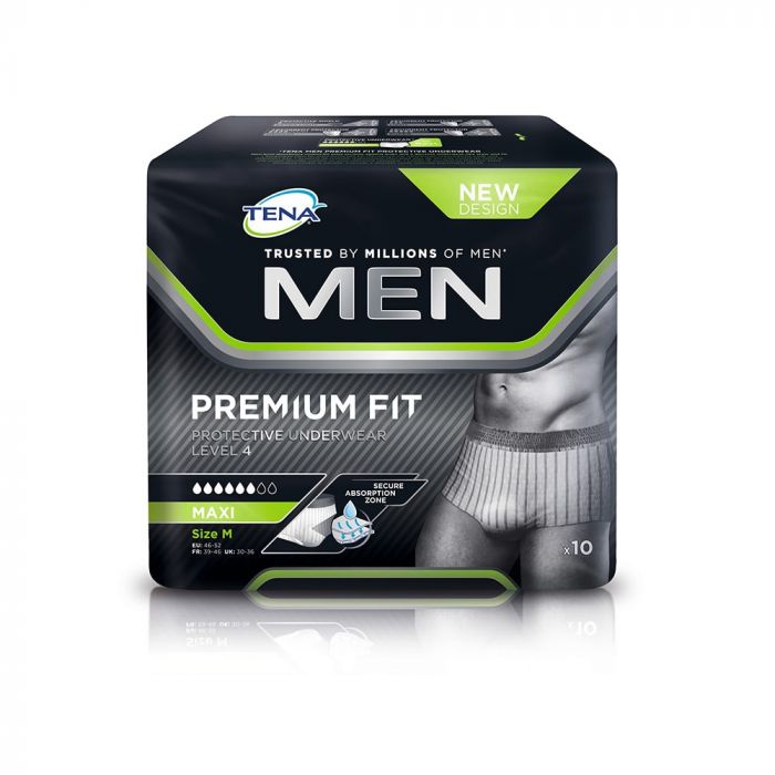 Buy Tena Men Premium Fit Level 4 Pants - Medium 10 Pack