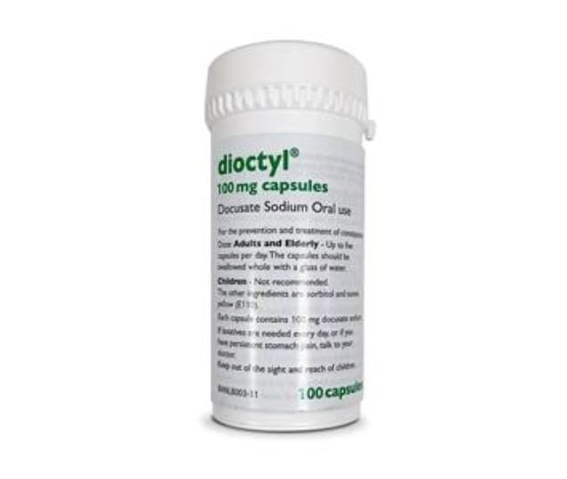 Dioctyl 100mg Capsules - Pack of 100