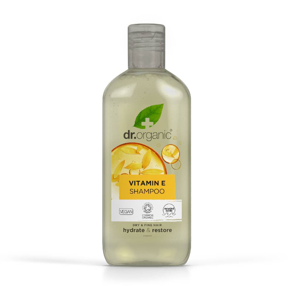 Dr Organic Vitamin E Shampoo For Dy & Fine Hair - 265ml