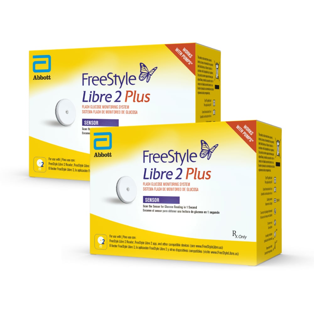 Freestyle Libre 2 PLUS Sensor - Pack of 2