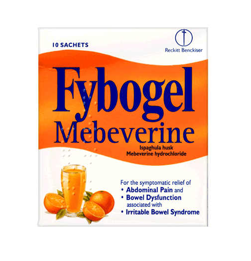 Fybogel Mebeverine Orange Flavour - 10 Sachets