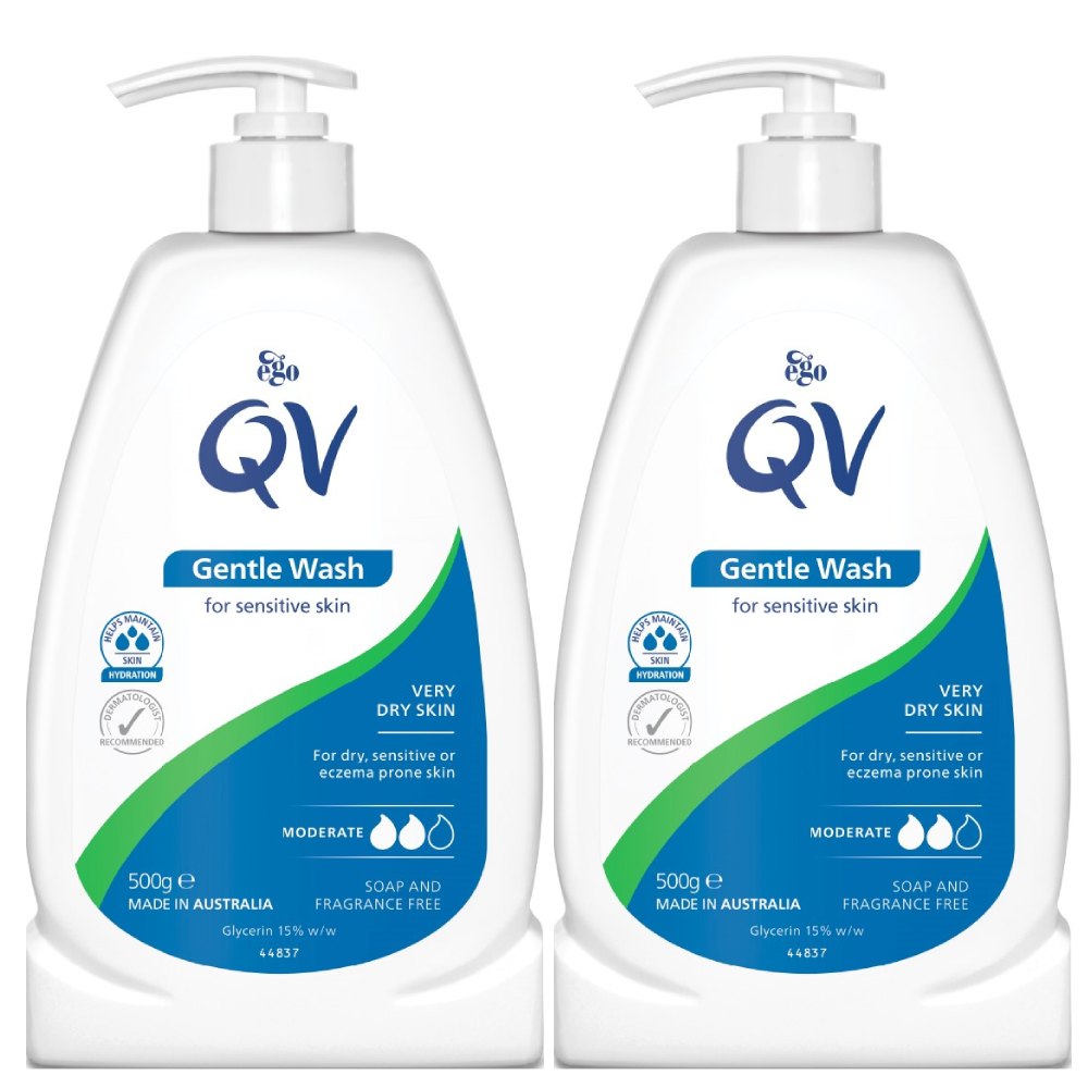 QV Gentle Wash - 500g - 2 Pack
