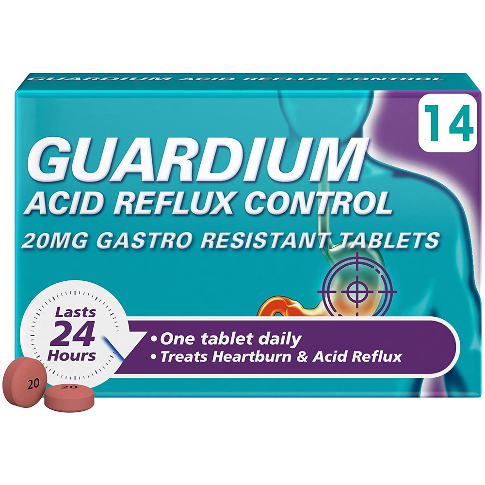Guardium Esomeprazole Acid Reflux Control - 14 Tablets