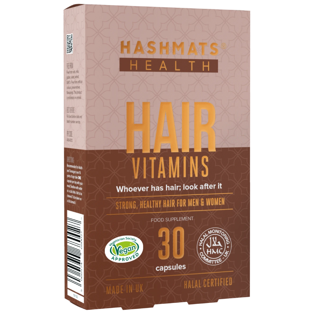 Hashmats Hair, Skin & Nail Vitamins - 30 Capsules