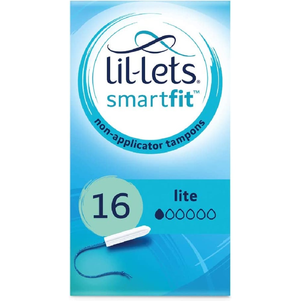  Lil-Lets Non-Applicator Lite Tampons - Pack of 16