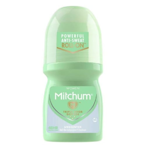 Mitchum Unscented Roll On Deodorant - 50ml	
