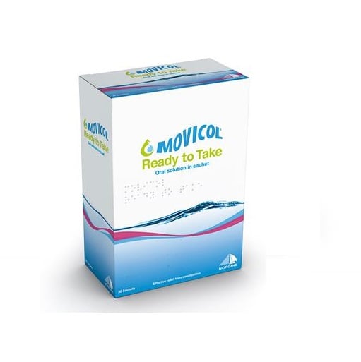 Movicol Ready To Take Liquid Laxative Sachets 30 Sachets Chemist 4 U