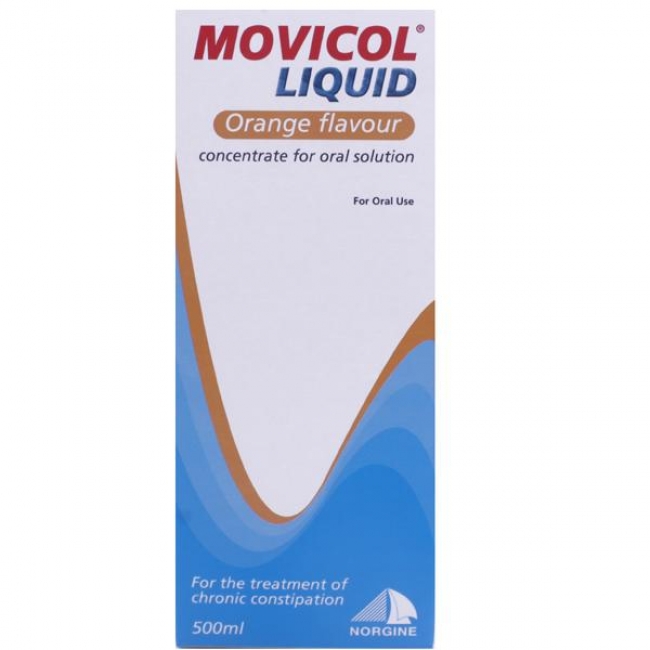 Movicol Liquid Orange Solution For Constipation 500ml Chemist 4 U