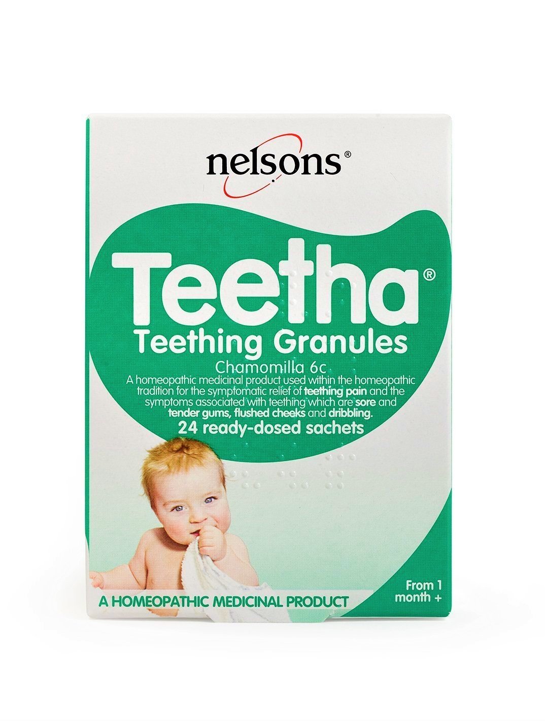 Nelsons Teetha Natural Teething Granules 24 Sachets Chemist 4 U