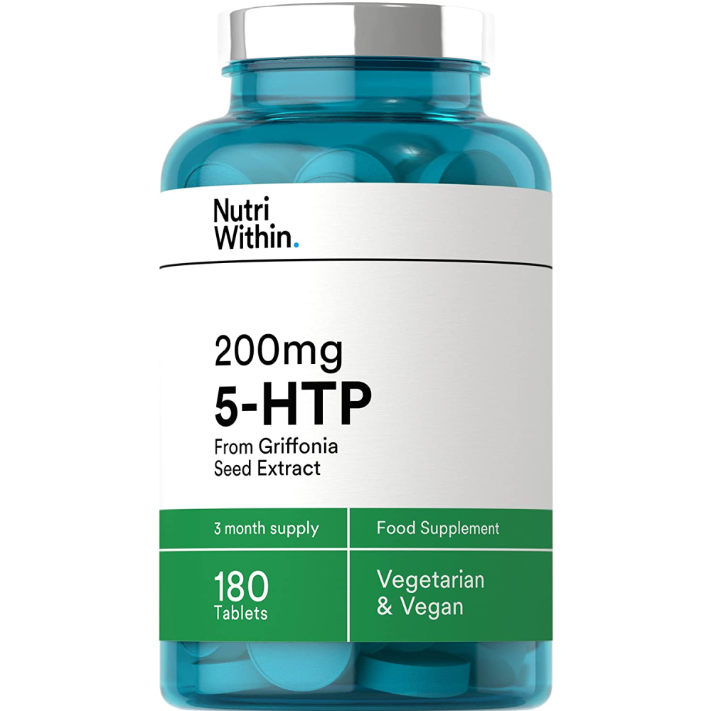 Nutri Within 5-HTP 200mg 3 Month Supply - 180 Tablets