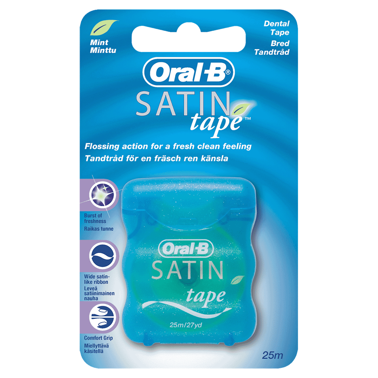 Oral B Satin Tape Mint 25M Chemist 4 U
